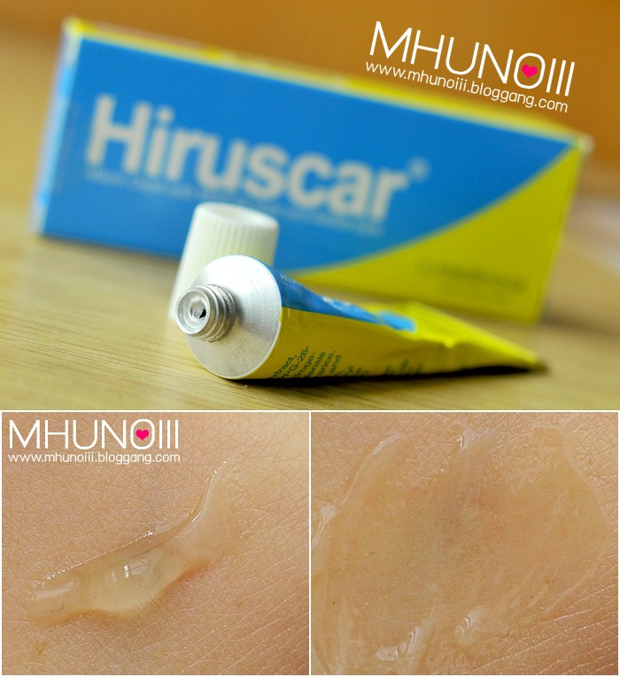 Hiruscar, เจลลดรอยสิว, เจลลดรอยแผลเป็น