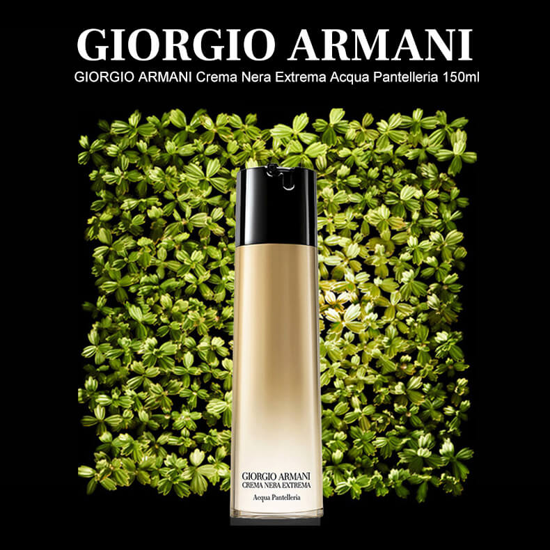 GIORGIO ARMANI Crema Nera Extrema Acqua Pantelleria Potent Treatment Lotion 30 ml.  ให้เวลาหมุนกลับไปยังจุดที่ผิวสวยที่สุดด้วยพลังฟื้นบำรุงผิวอันเหนื่อยล้าให้กลับดูสุขภาพดีสดใสชุ่มชื้นราวกับผิวใสในวัยเยาว์ เซรั่มเนื้อโลชั่นที่ชะลอริ้วรอยนี้เต็มไปด้วยคุณค่าจากพืชพรรณทางธรรมชาติจากเกาะ Pantelleria อันบริสุทธิ์ เมื่อสัมผัสกับผิวสูตรสัมผัสกึ่งเจลจะแปรเปลี่ยนเป็นน้ำมอบความชุ่มชื่นเข้มข้นแต่สบายผิว ให้ผิวรู้สึกถึงความนุ่มและยืดหยุ่นไร้ริ้วรอย