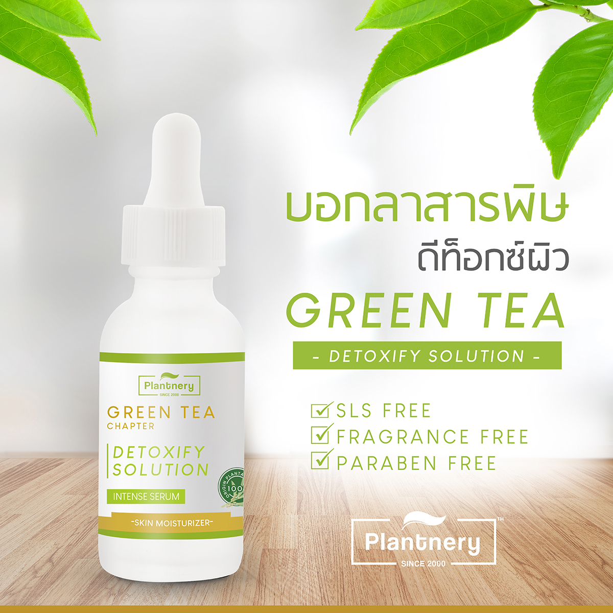 Plantnery Green Tea Detoxify Serum 30ml