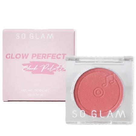 So Glam,So Glam Glow Perfect Cheek Palette,Glow Perfect Cheek Palette, บลัชออนเนื้อ ครีมโมจิ,บลัชเนื้อครีม,บลัชออน